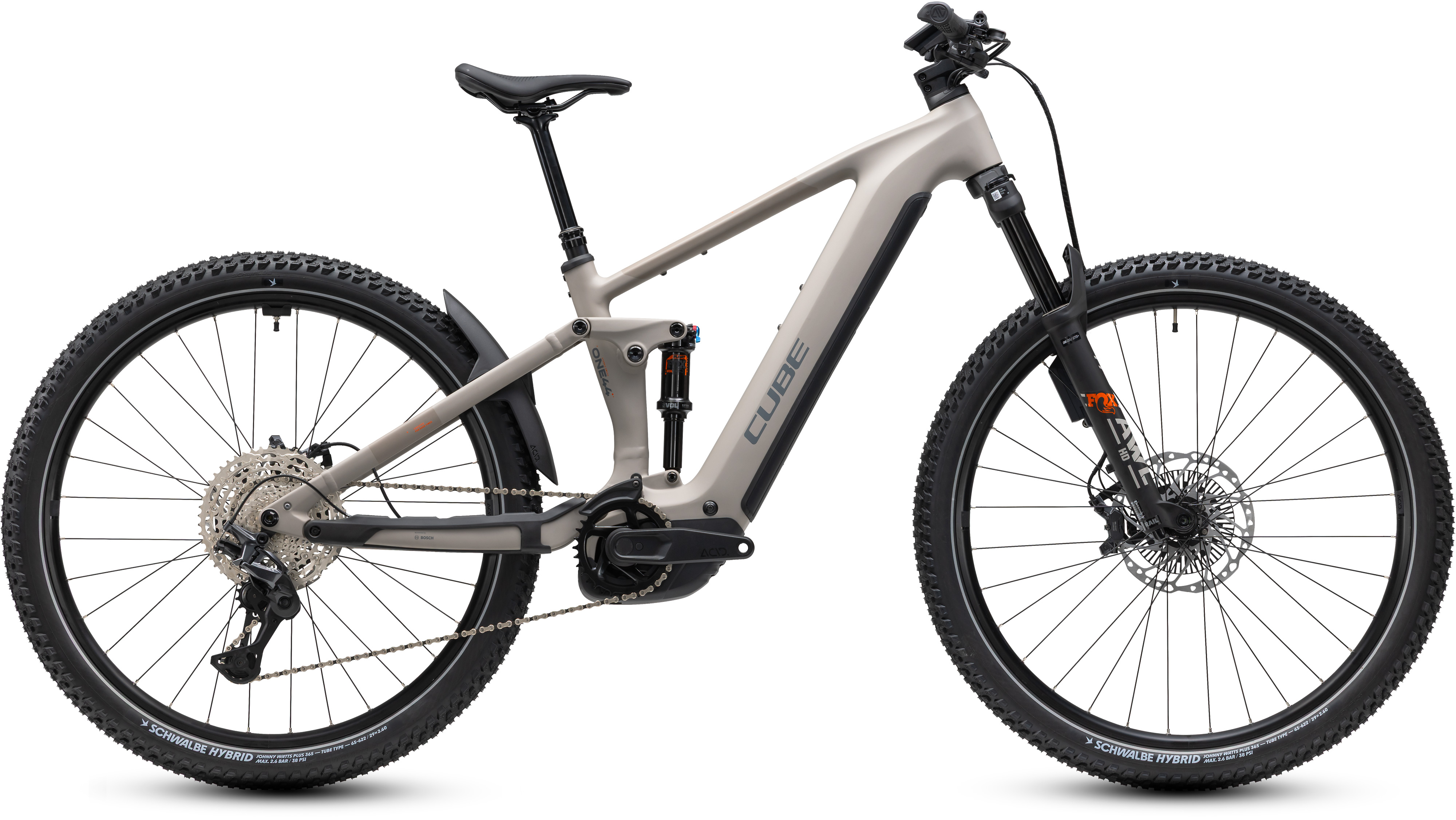 Ciclism - BICICLETA ELECTRICA CUBE STEREO HYBRID ONE44 SLX 800 OATGREY GREY 2027 cadru L (20") - roti 29