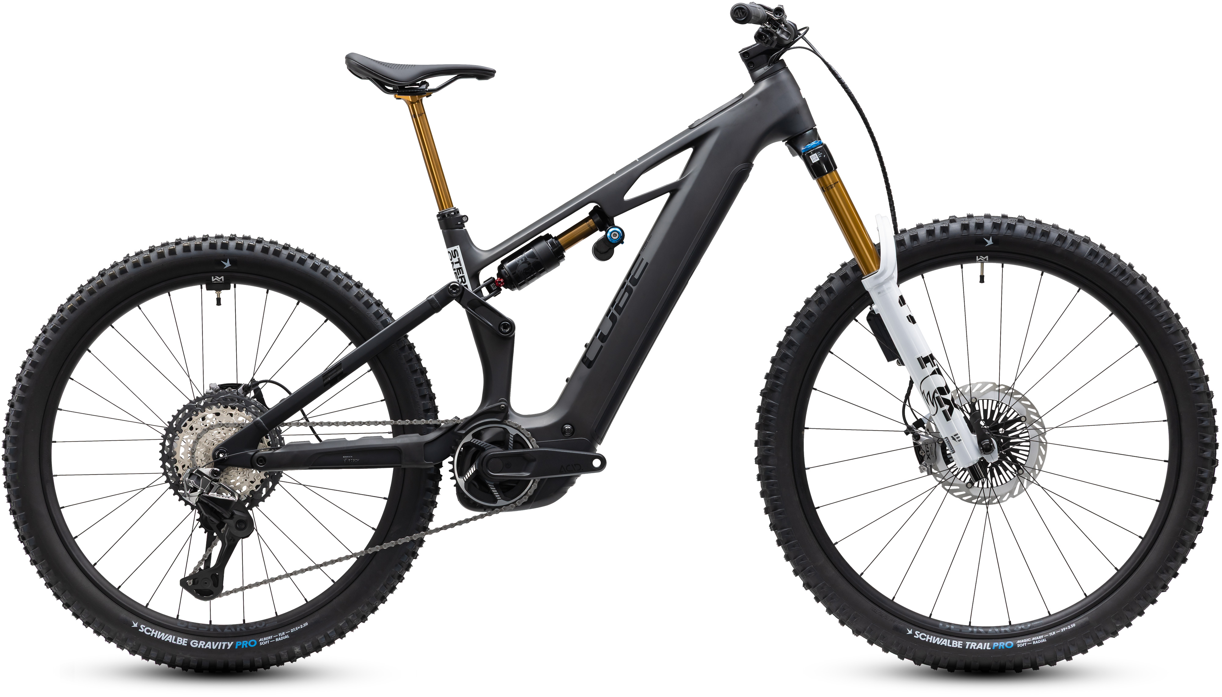 Ciclism - BICICLETA ELECTRICA CUBE STEREO HYBRID ONE77 HPC AT 800 CARBON WHITE 2027 XL