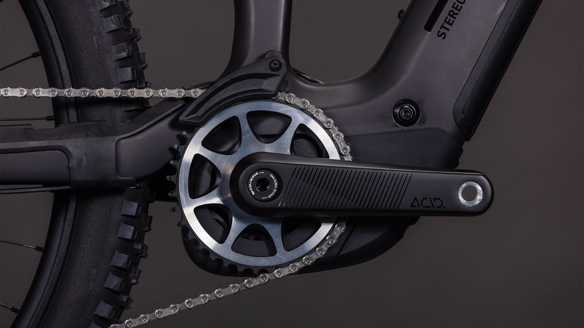 BICICLETA ELECTRICA CUBE STEREO HYBRID ONE77 HPC AT 800 CARBON GOLD 2026 S [3]