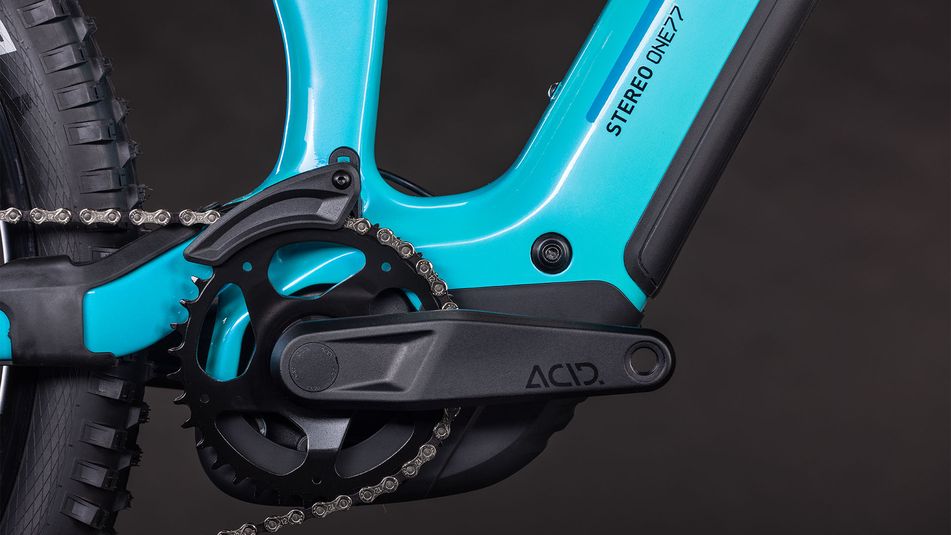 BICICLETA ELECTRICA CUBE STEREO HYBRID ONE77 HPC RACE 800 SWIMMINGPOOL BLACK 2026 L [1]