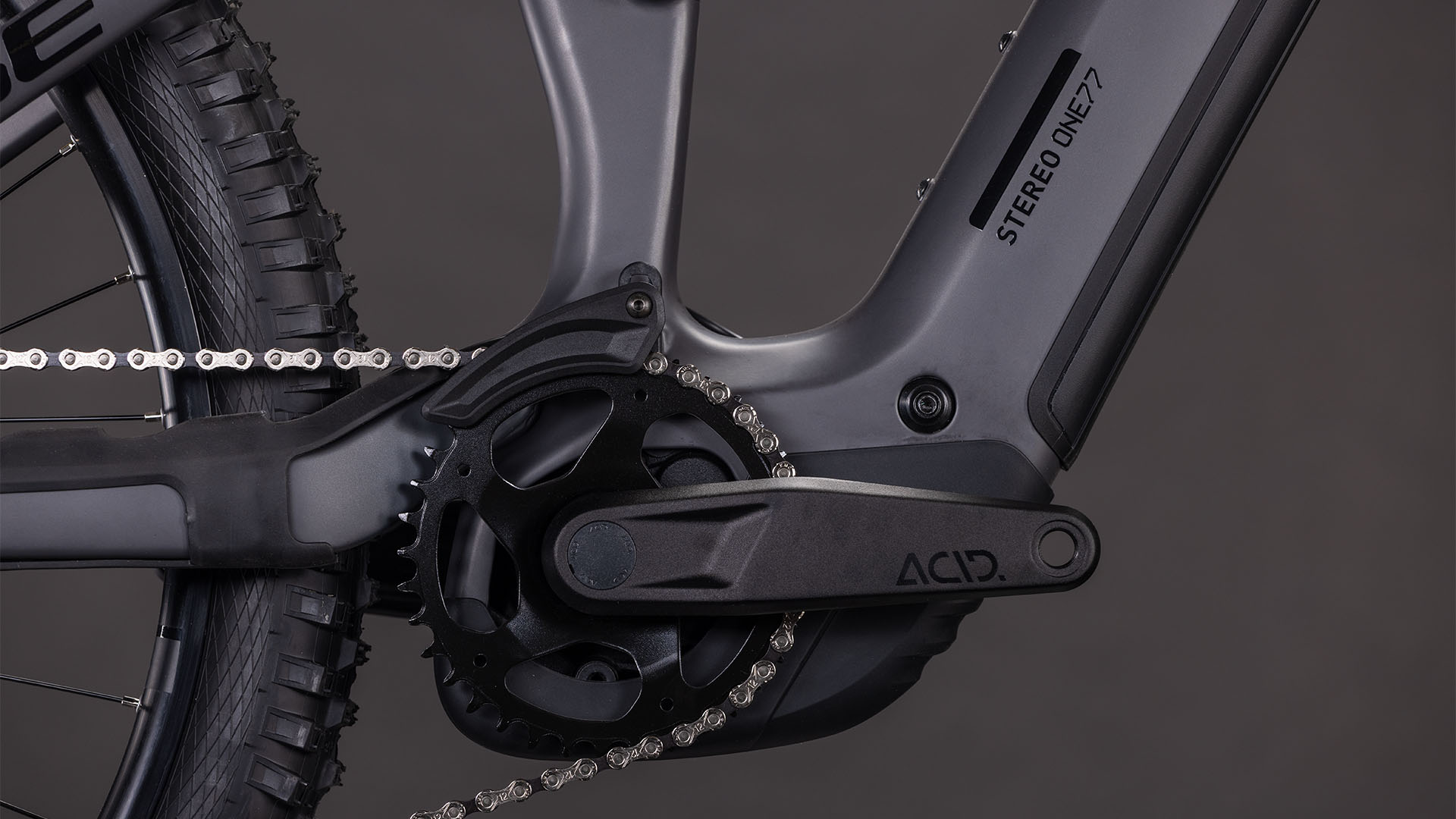 BICICLETA ELECTRICA CUBE STEREO HYBRID ONE77 HPC RACE 800 IRONGREY BLACK 2026 XL [3]