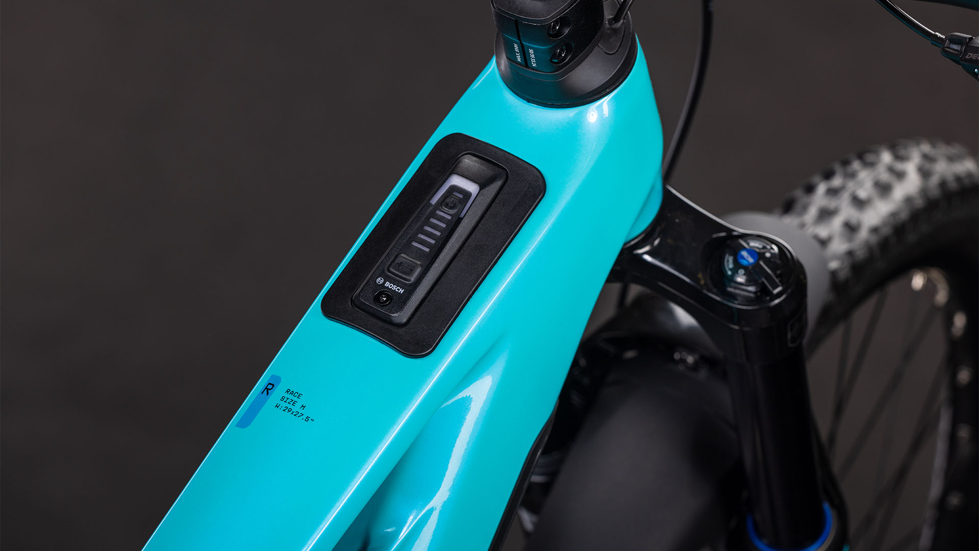 BICICLETA ELECTRICA CUBE STEREO HYBRID ONE77 HPC RACE 800 SWIMMINGPOOL BLACK 2026 XL [2]