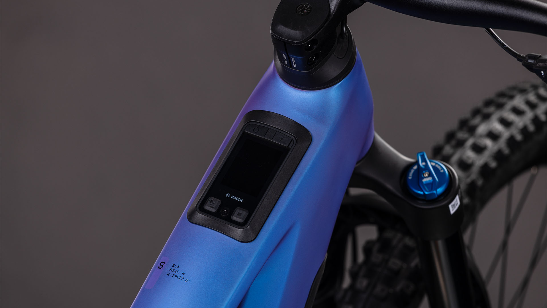 BICICLETA ELECTRICA CUBE STEREO HYBRID ONE77 HPC SLX 800 BLUEIRIS BLACK 2026 M [1]