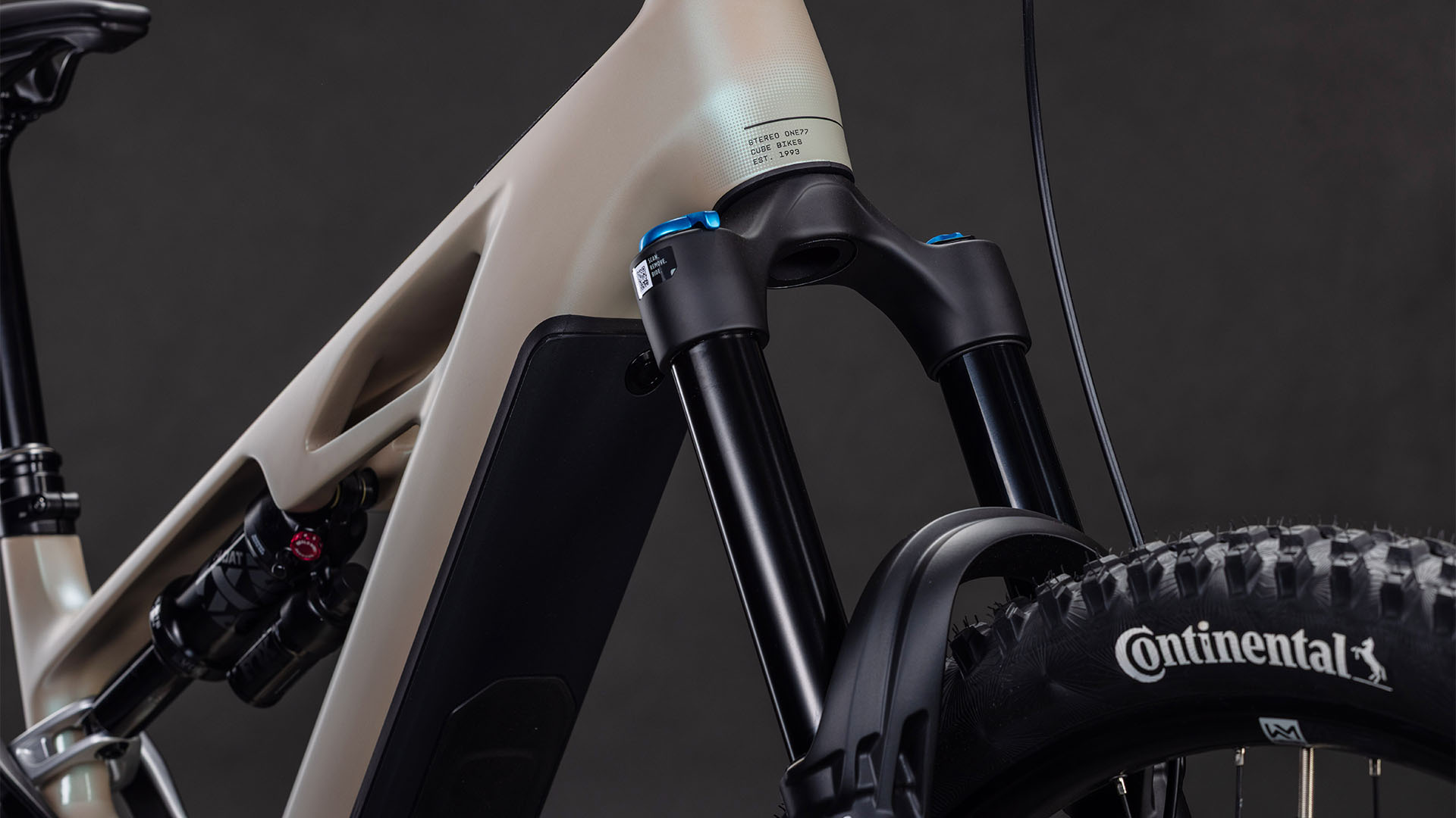 BICICLETA ELECTRICA CUBE STEREO HYBRID ONE77 HPC SLX 800 GLINTSAND BLACK 2026 XL [2]