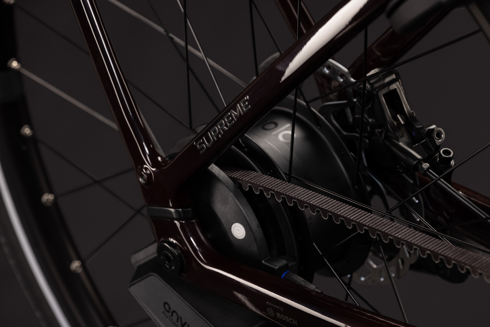 BICICLETA ELECTRICA CUBE SUPREME HYBRID C:62 DELUXE SLT 600 EASY ENTRY LIQUIDRED CHROME 2027 54 cm [4]