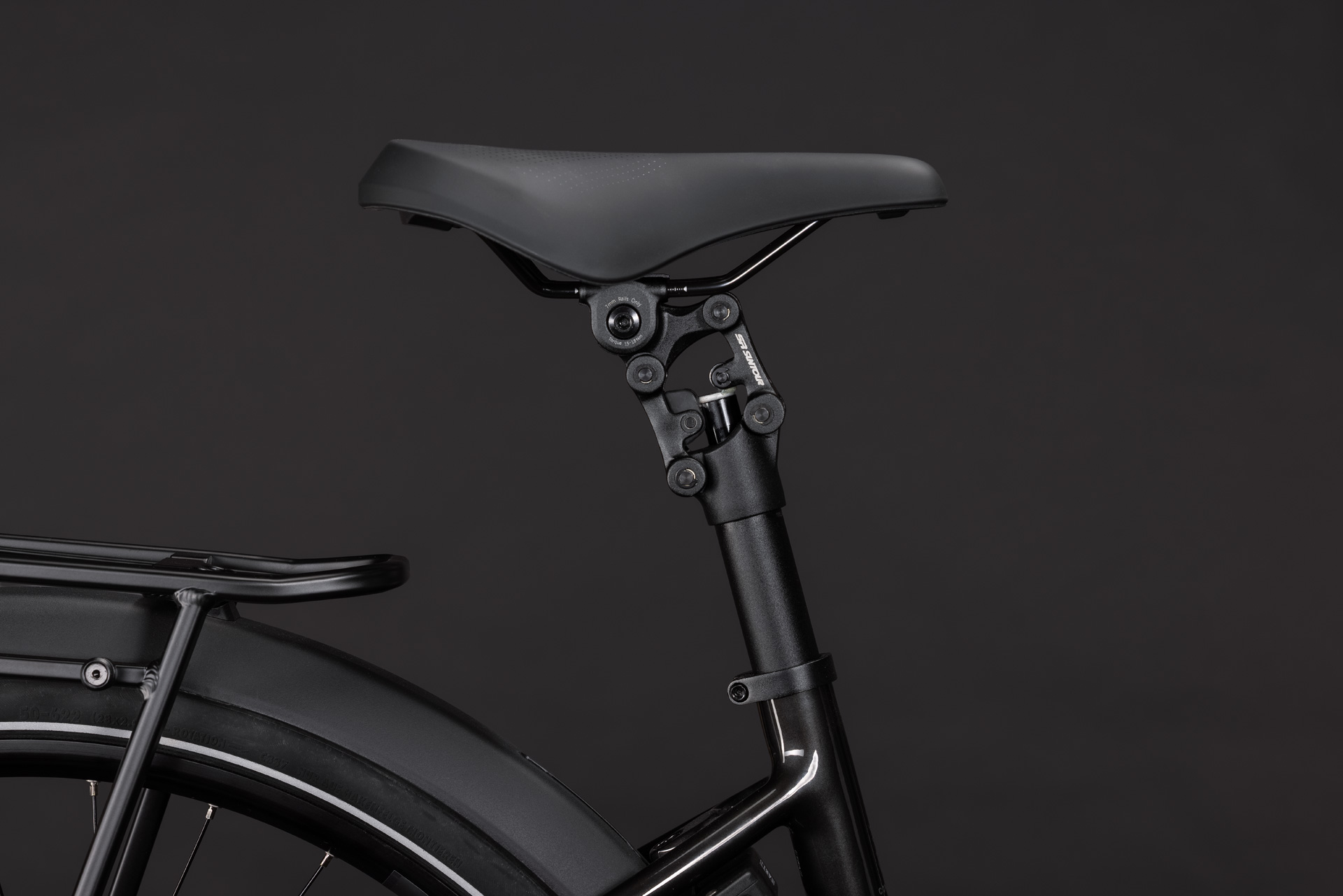 BICICLETA ELECTRICA CUBE SUPREME HYBRID COMFORT ONE 600 EASY ENTRY GUNMETAL REFLEX 2027 cadru 58cm - roti 28 [4]