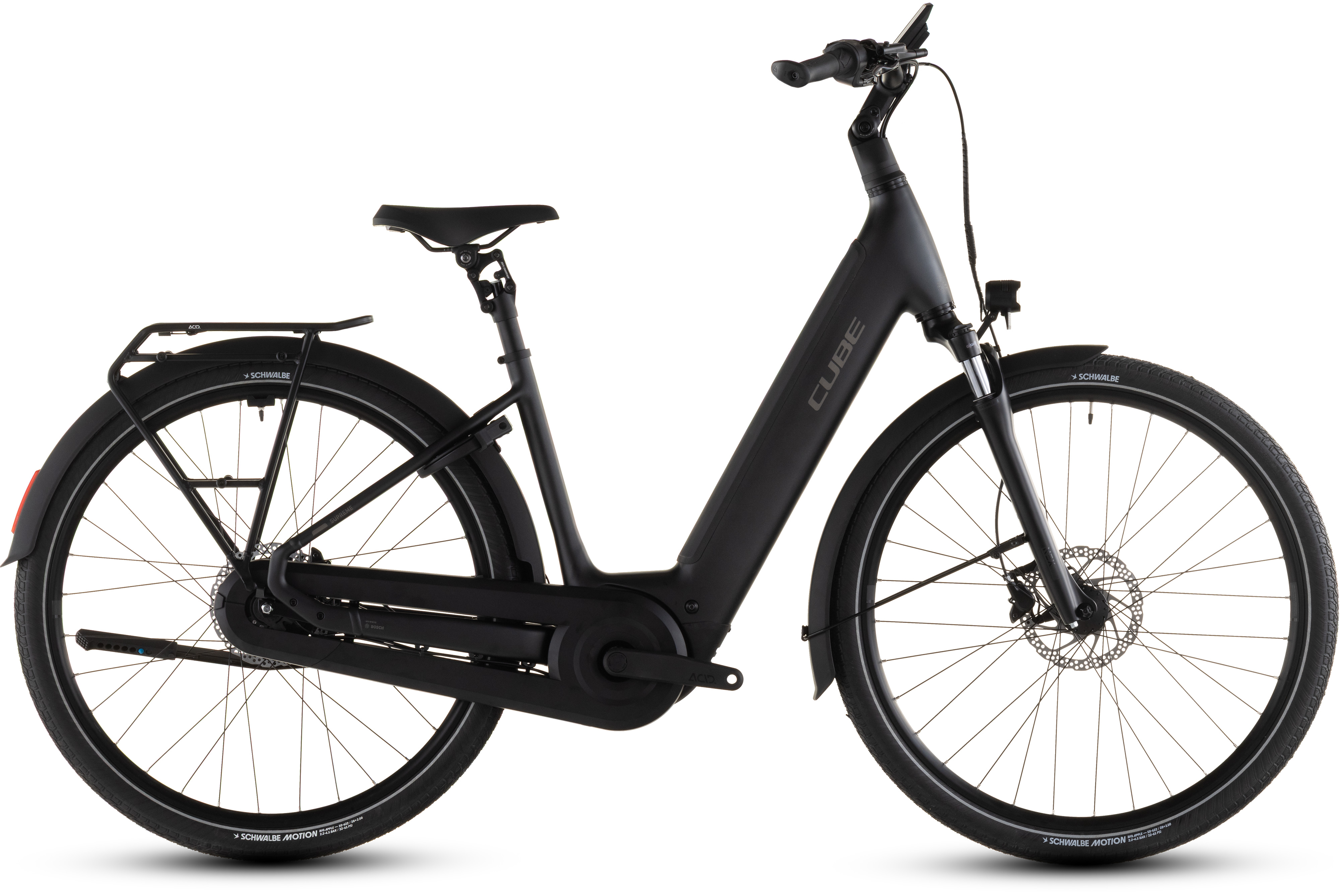 Biciclete electrice - BICICLETA ELECTRICA CUBE SUPREME HYBRID COMFORT PRO 600 EASY ENTRY GREY CHROME 2026 54 cm