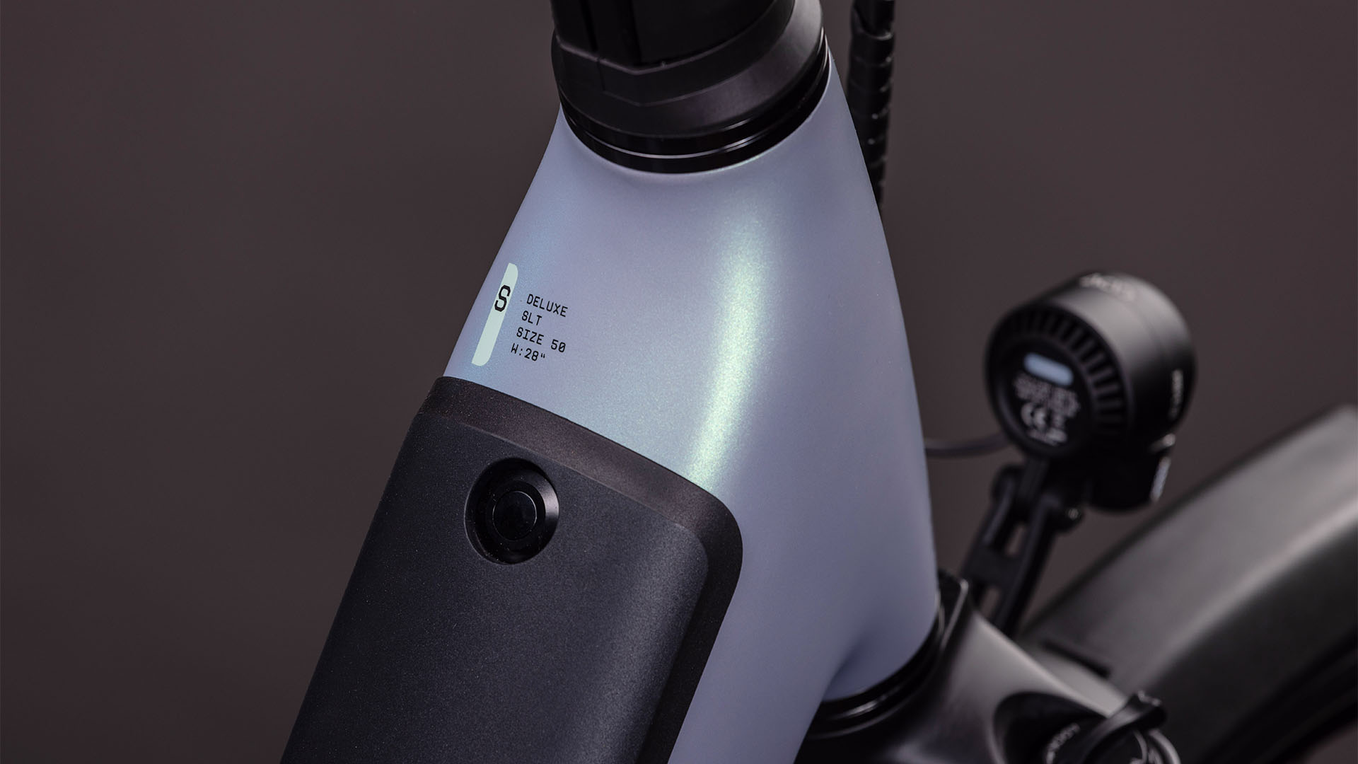 BICICLETA ELECTRICA CUBE SUPREME HYBRID DELUXE SLX 600 EASY ENTRY SEAGREY BLACK 2026 54 cm [1]