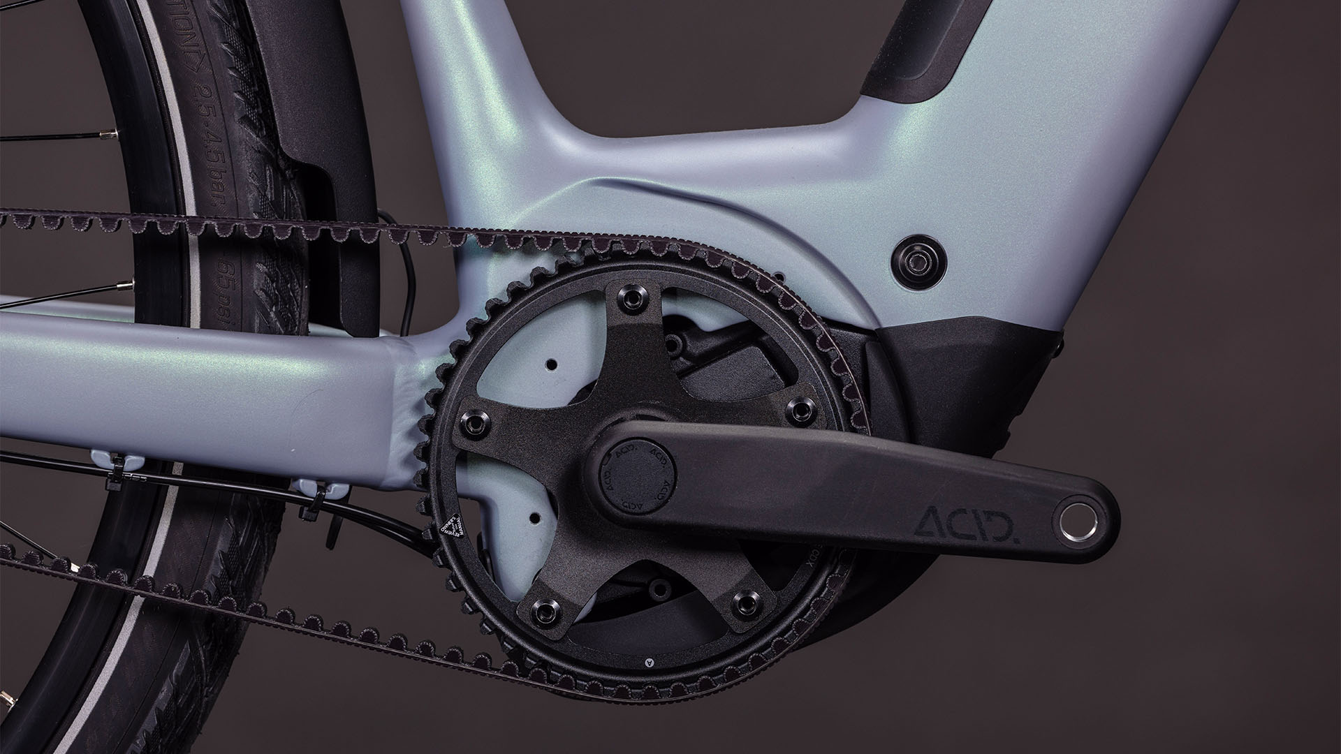 BICICLETA ELECTRICA CUBE SUPREME HYBRID DELUXE SLX 600 EASY ENTRY SEAGREY BLACK 2026 54 cm [3]