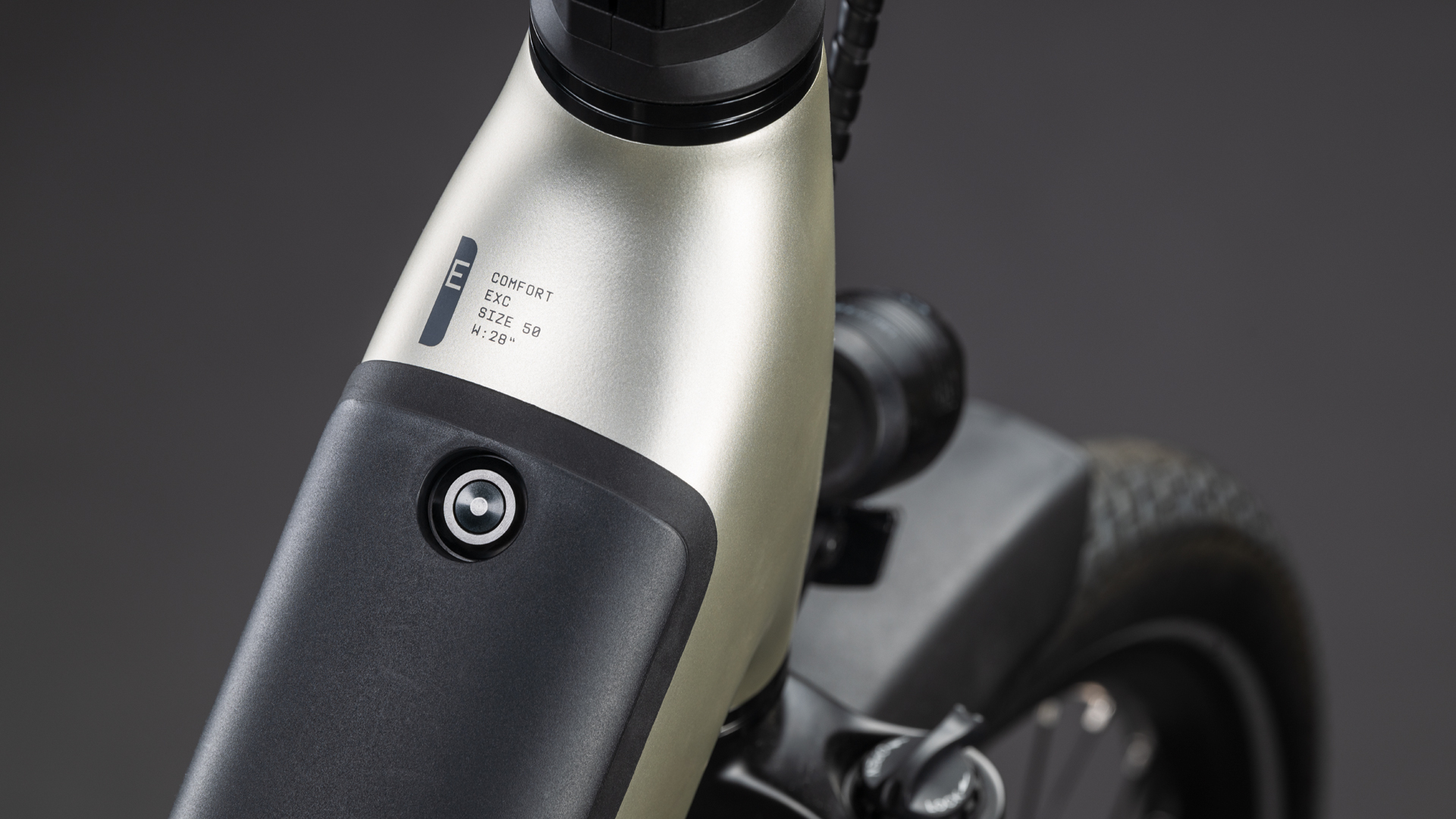 BICICLETA ELECTRICA CUBE SUPREME RT HYBRID COMFORT EXC 600 EASY ENTRY CHAMPAGNE GREY 2026 58 cm [1]