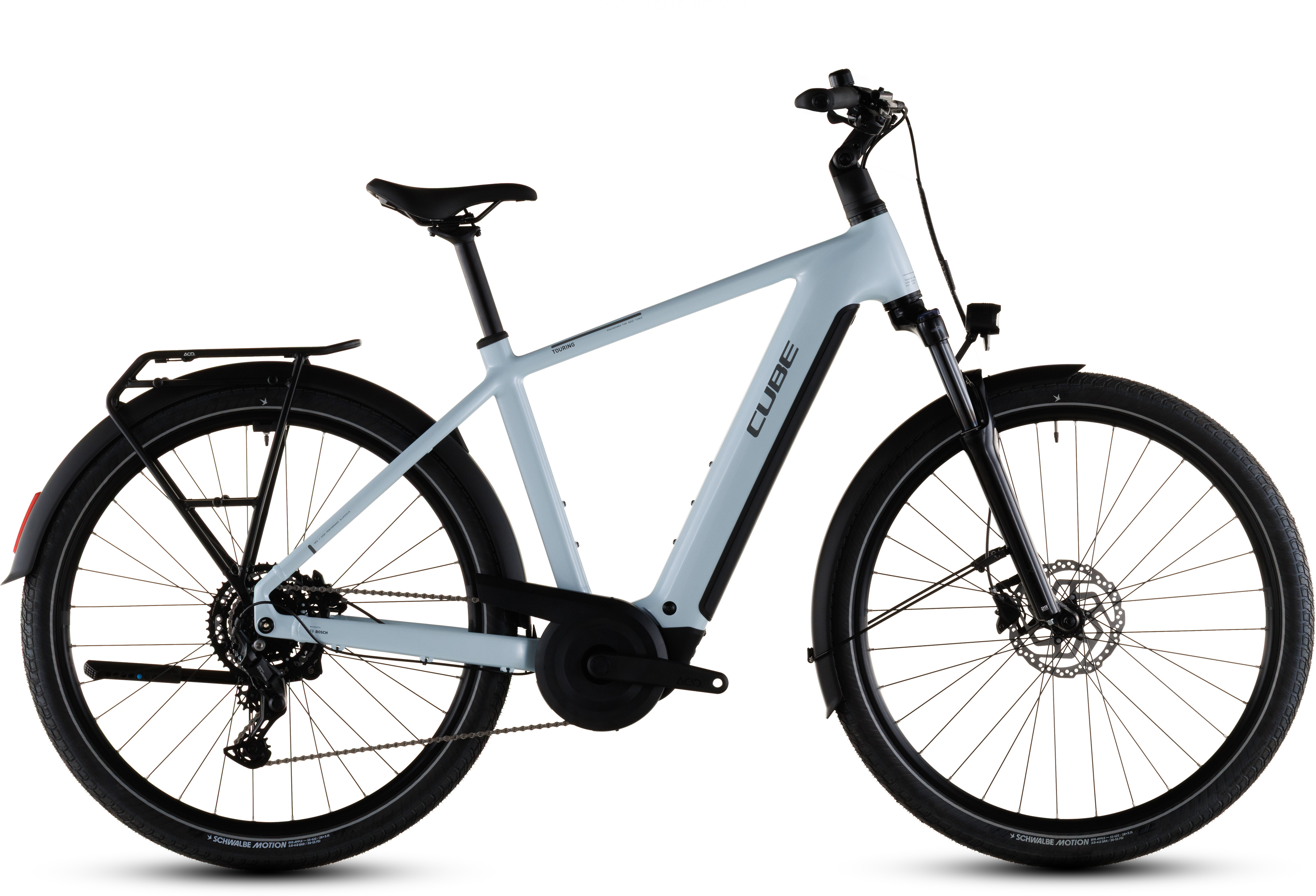 Biciclete electrice - BICICLETA ELECTRICA CUBE TOURING HYBRID ONE 600 GLACIER REFLEX 2026 50 cm