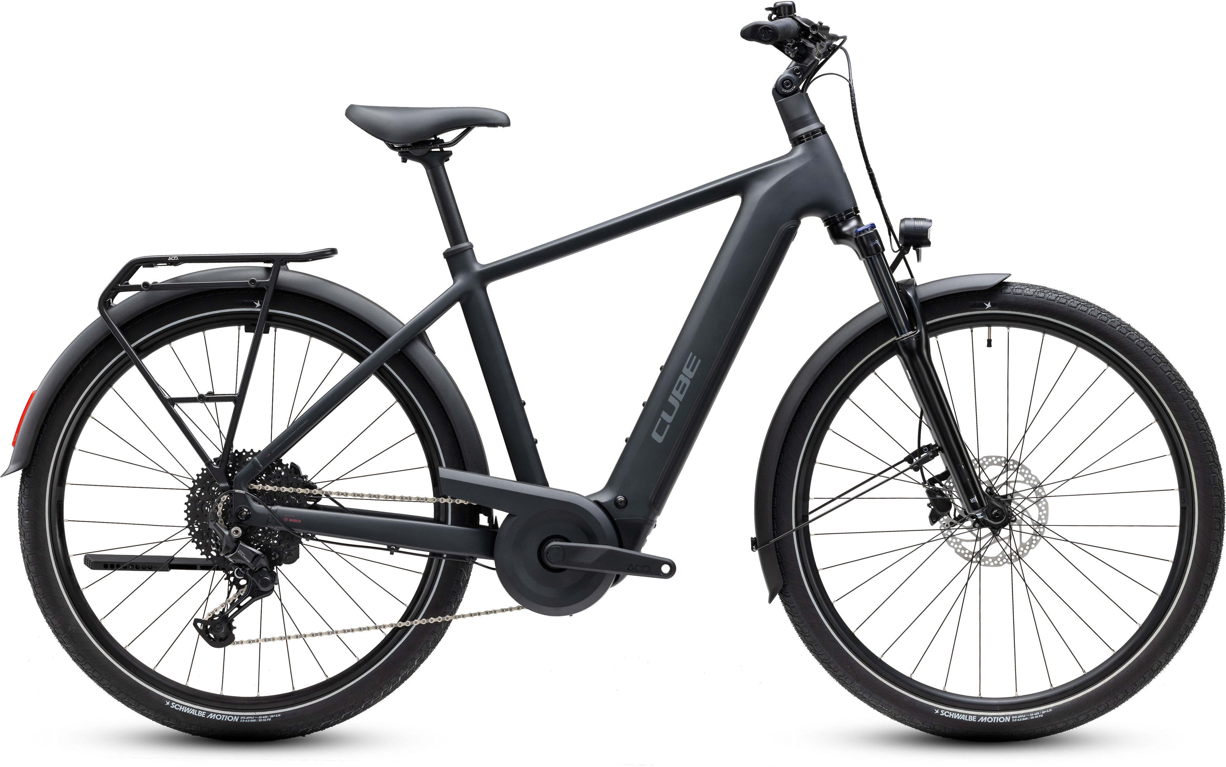 Ciclism - BICICLETA ELECTRICA CUBE TOURING HYBRID ONE 600  GREY COOLGREY 2027 62 cm