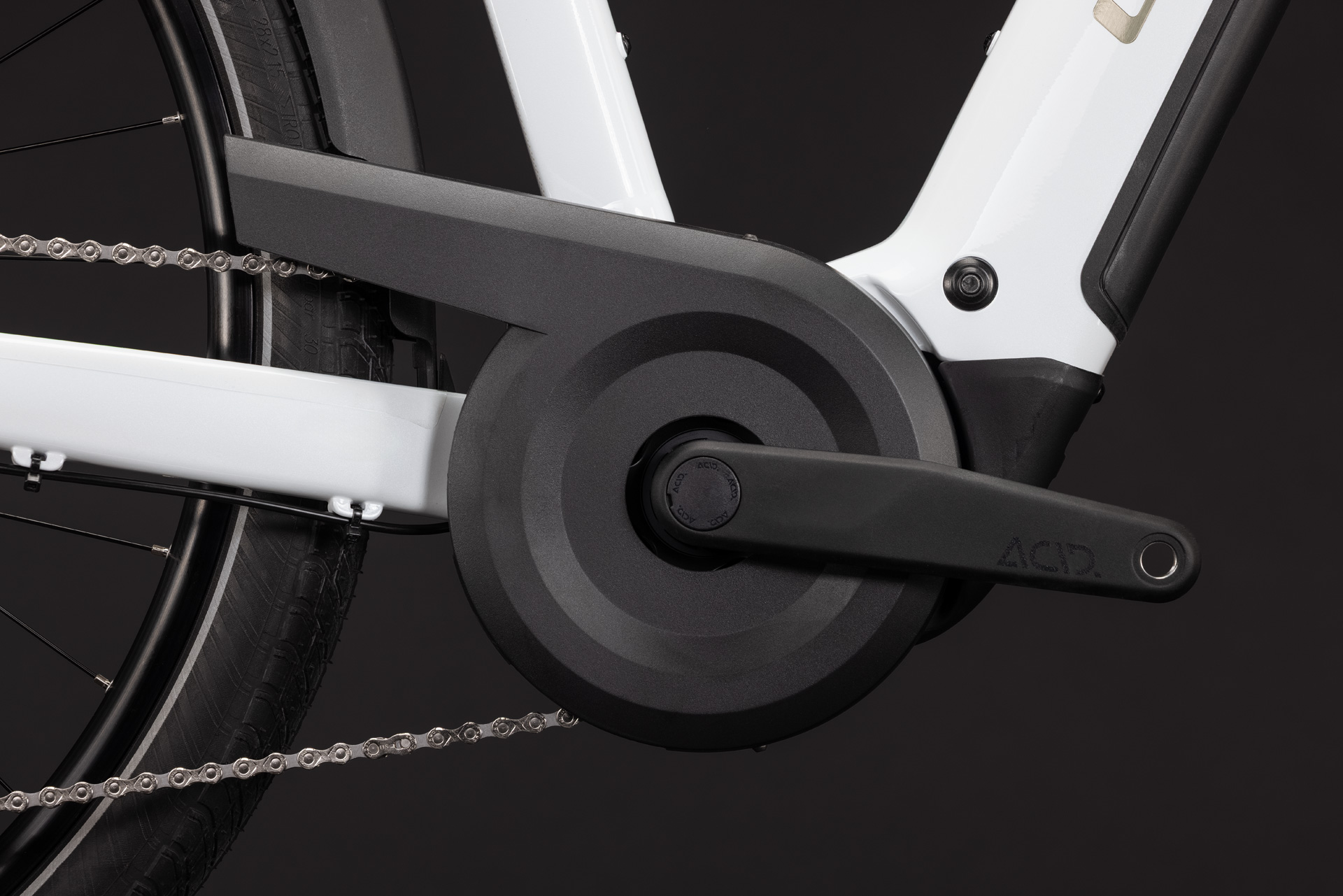 BICICLETA ELECTRICA CUBE TOURING HYBRID ONE 600 METALLICWHITE CHROME 2027 50 cm [3]