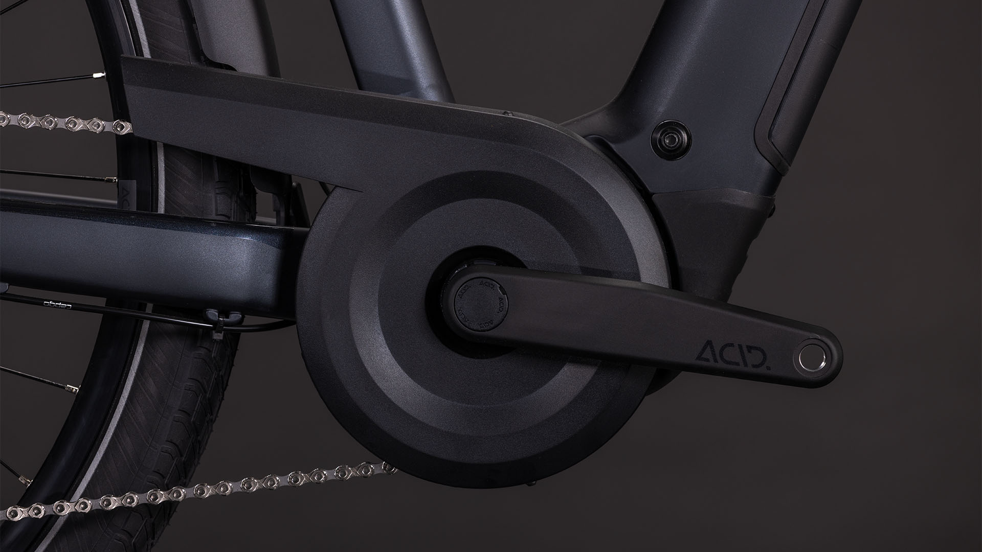 BICICLETA ELECTRICA CUBE TOURING HYBRID ONE 600 TRAPEZE COAL CHROME 2026 54 cm [3]