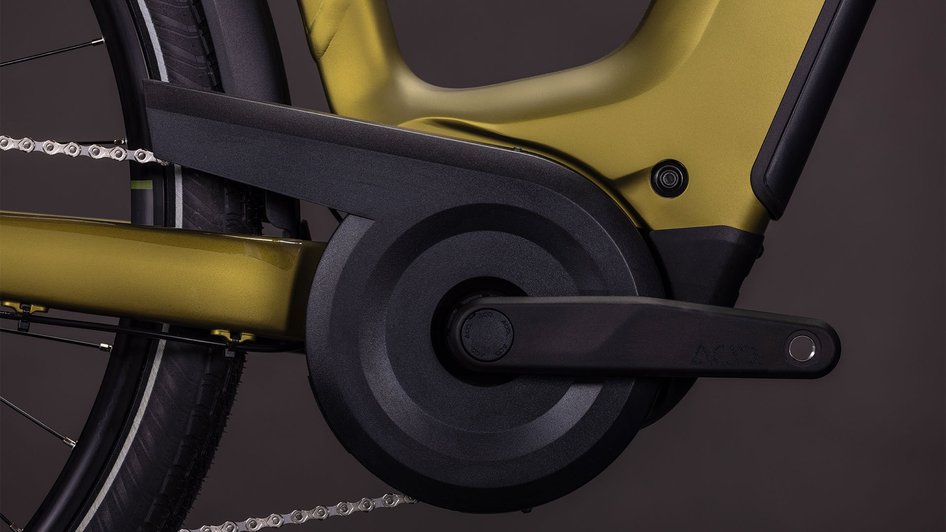 BICICLETA ELECTRICA CUBE TOURING HYBRID PRO 800 EASY ENTRY GOLDENLIME BLACK 2026 62cm [3]