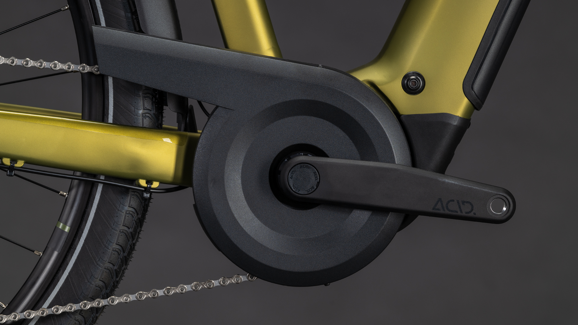 BICICLETA ELECTRICA CUBE TOURING HYBRID PRO 800 TRAPEZE GOLDENLIME BLACK 2026 50 cm [4]