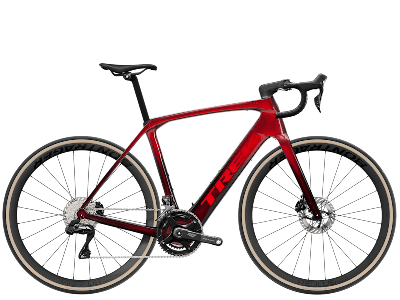 Ciclism - Bicicleta electrica Trek Domane+ SLR 7 50 Metallic Red Smoke/Red Carbon Smoke 50 cm