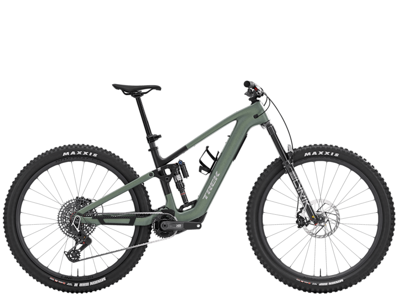 Ciclism - Bicicleta electrica Trek FUEL+ EX 9.9 X0 AXS EU Lichen Green/Keswick Green Splatter S