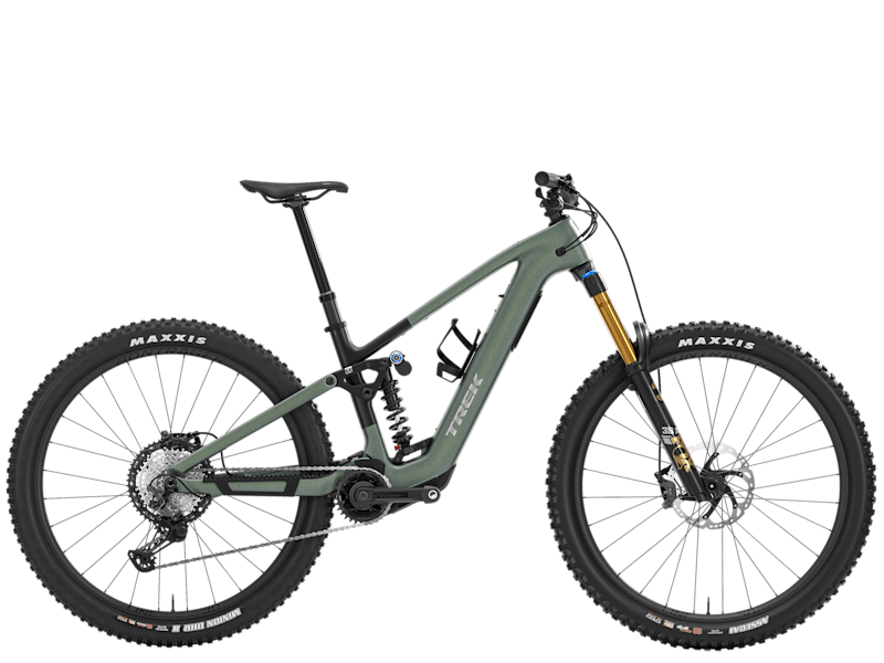 Ciclism - Bicicleta electrica Trek FUEL+ LX 9.8 XT EU Lichen Green/Keswick Green Splatter L