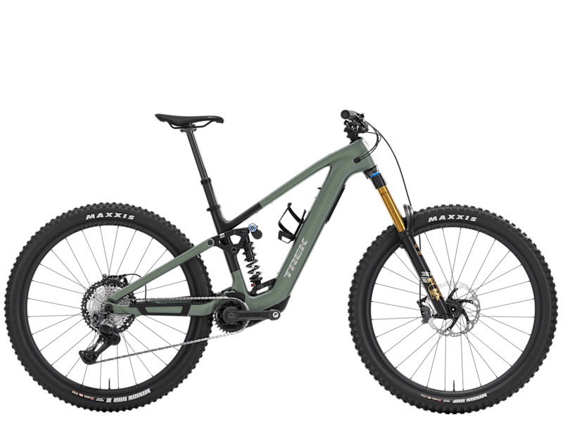 Ciclism - Bicicleta electrica Trek FUEL+ LX 9.8 XTDI2 EU Lichen Green/Keswick Green Splatter XL