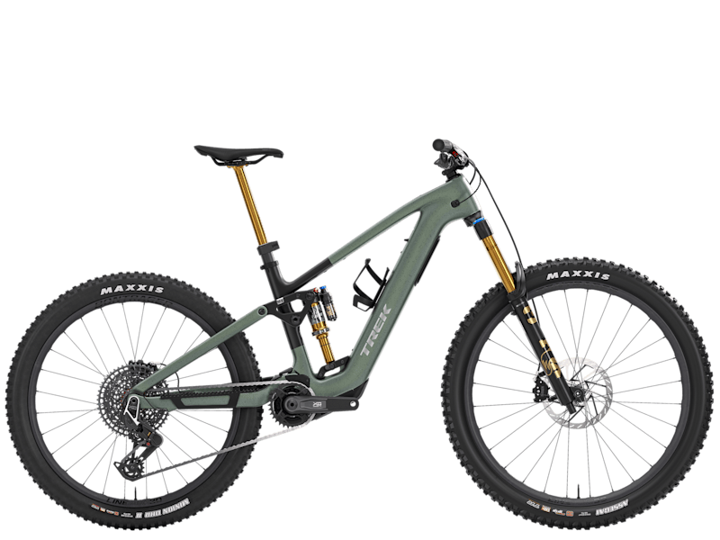 Ciclism - Bicicleta electrica Trek FUEL+ MX 9.9 X0 AXS EU Lichen Green/Keswick Green Splatter XXL
