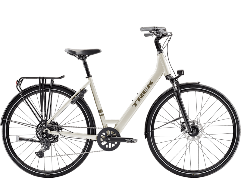 Ciclism - Bicicleta electrica Trek Verve LS EQ Lunar Silver L