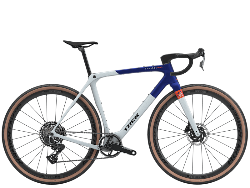 Biciclete Cursiere, Cyclocross si Gravel - Bicicleta Trek Checkmate SLR 7 AXS Matte Hex Blue/Plasma Grey Pearl L