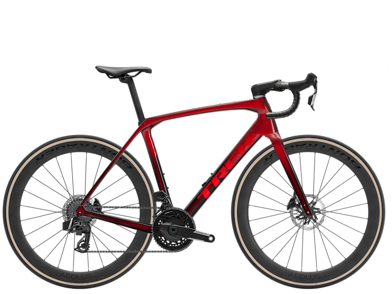 Biciclete Cursiere, Cyclocross si Gravel - Bicicleta Trek Domane SLR 7 AXS Metallic Red Smoke to Red Carbon Smoke 58 cm