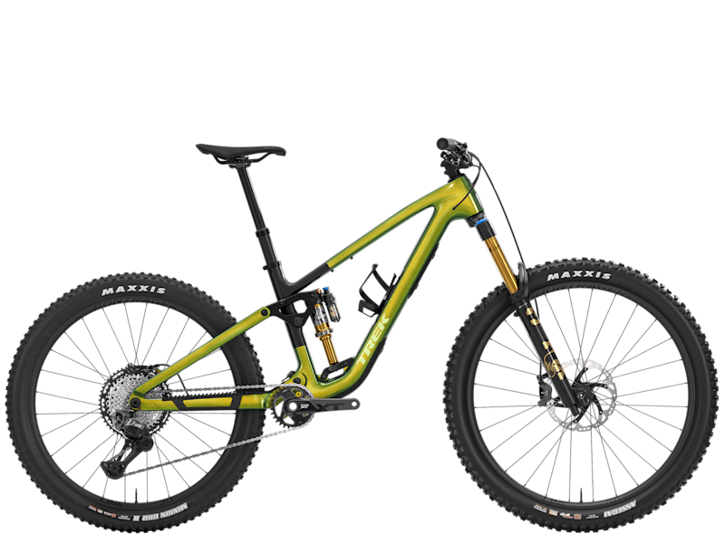 Biciclete mountain bike (MTB) - Bicicleta Trek Fuel MX 9.8 XT DI2 Gloss Chameleon Green /Matte Black M