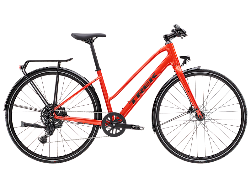 Ciclism - BICICLETA TREK FX 2 MS EQ LAVA L