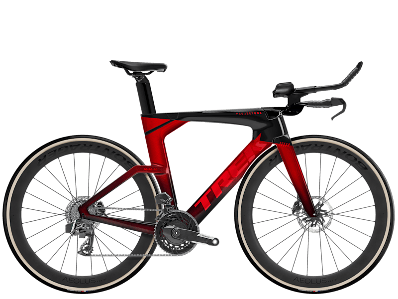 Ciclism - Bicicleta Trek Speed Concept SLR7AXS Metal Red Smoke to Carbon Red Smoke L