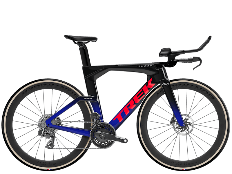 Ciclism - Bicicleta Trek Speed Concept SLR7AXS Trek Black to Hex Blue Fade M