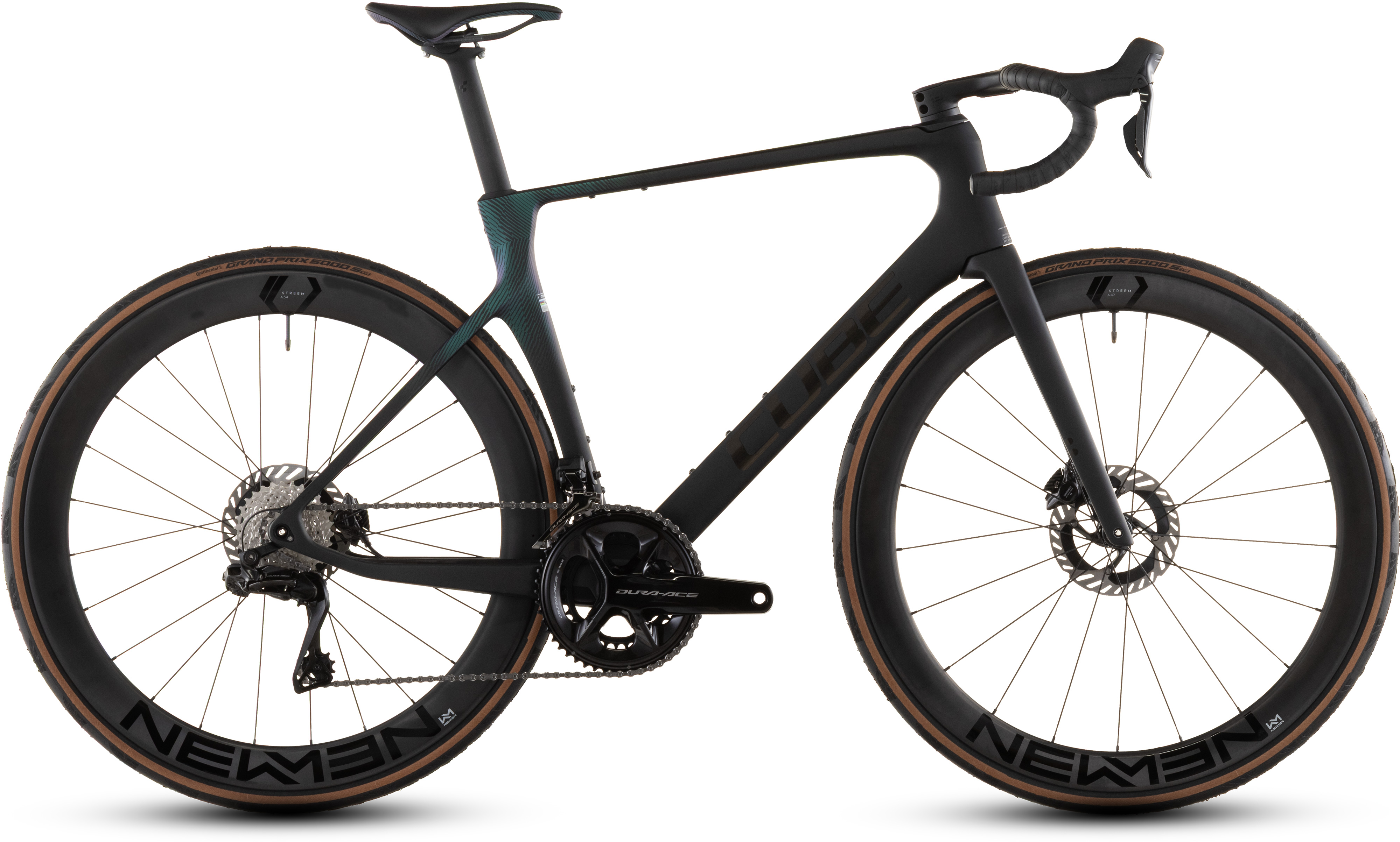 Biciclete Cursiere, Cyclocross si Gravel - BICICLETA CUBE AGREE C:62 SLT BLACK BLACK 2026 50 cm