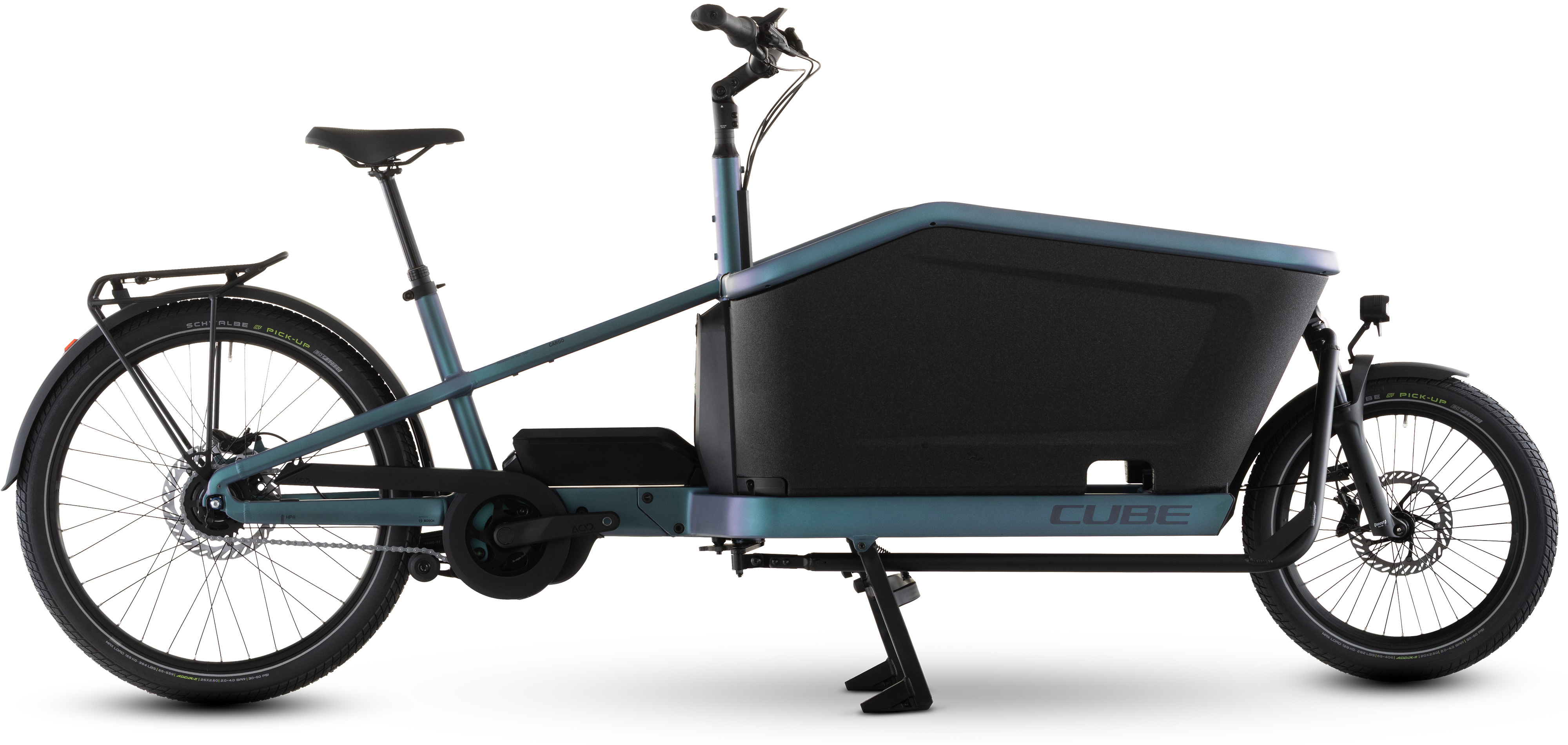 BICICLETA ELECTRICA CUBE CARGO HYBRID COMFORT PRO 800 SMARAGDGREY REFLEX 2026 One Size [1]