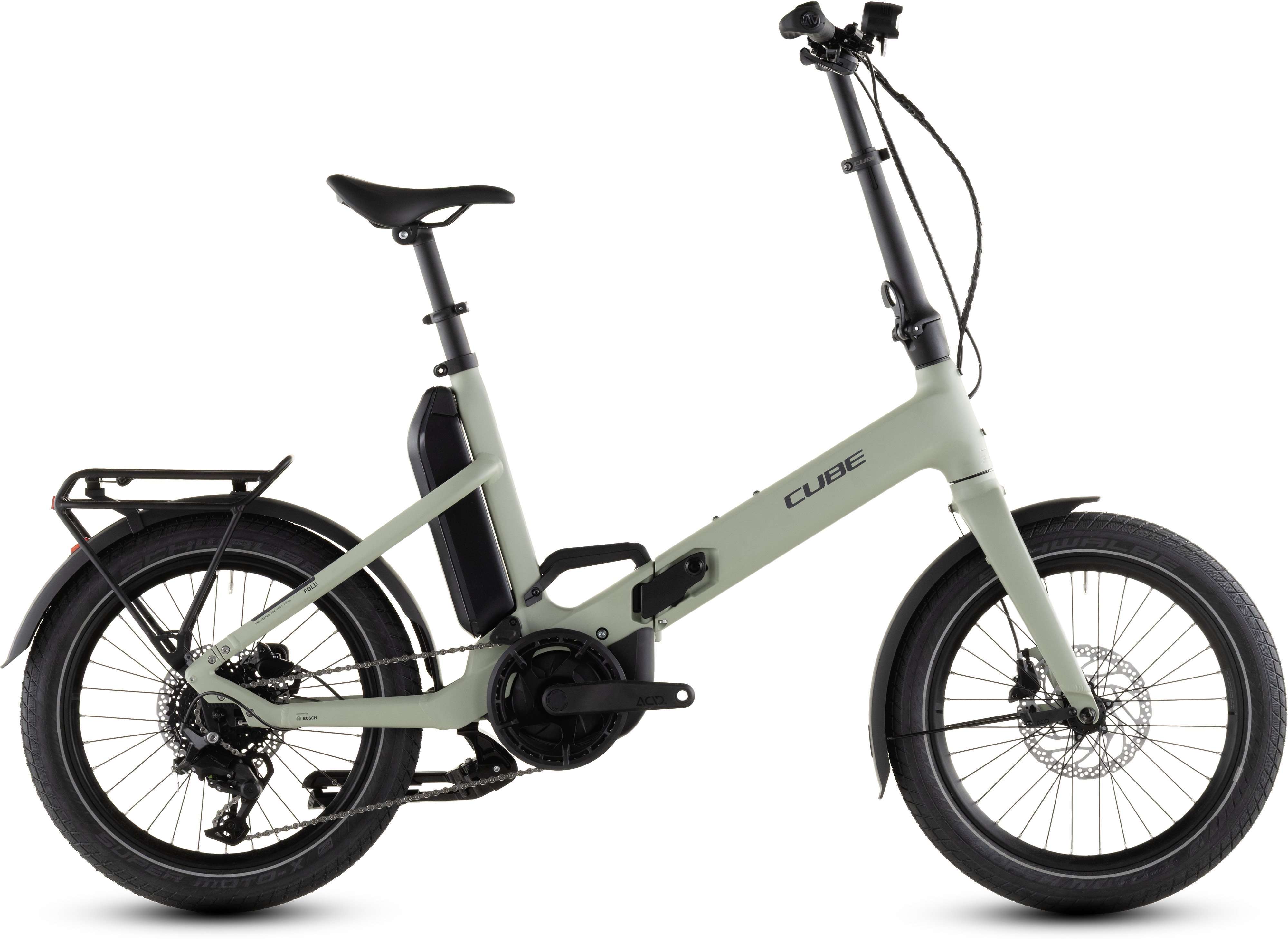 Biciclete - BICICLETA ELECTRICA CUBE FOLD HYBRID 545 PEA REFLEX 2026 One Size