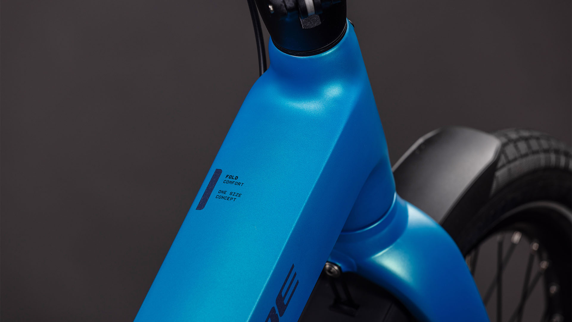 BICICLETA ELECTRICA CUBE FOLD HYBRID COMFORT 545 AZURE REFLEX 2026 One Size [1]