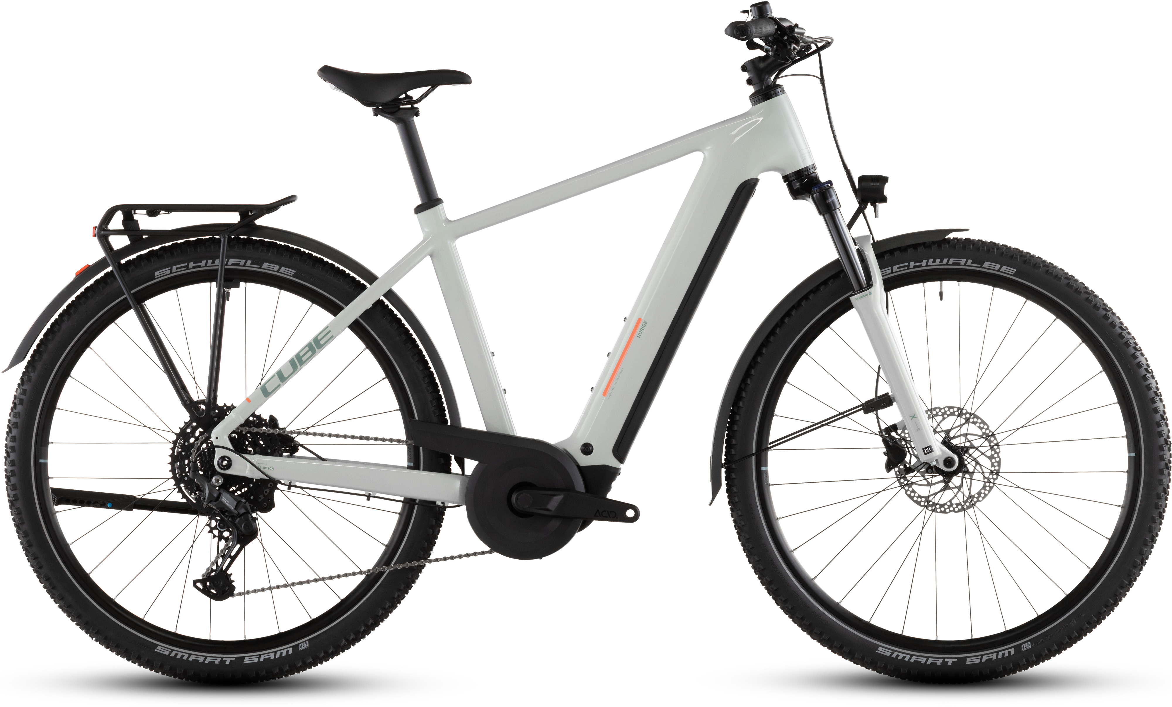 Biciclete electrice - BICICLETA ELECTRICA CUBE NURIDE HYBRID PERFORMANCE 600 DESERTSTONE GREY 2026 50 cm
