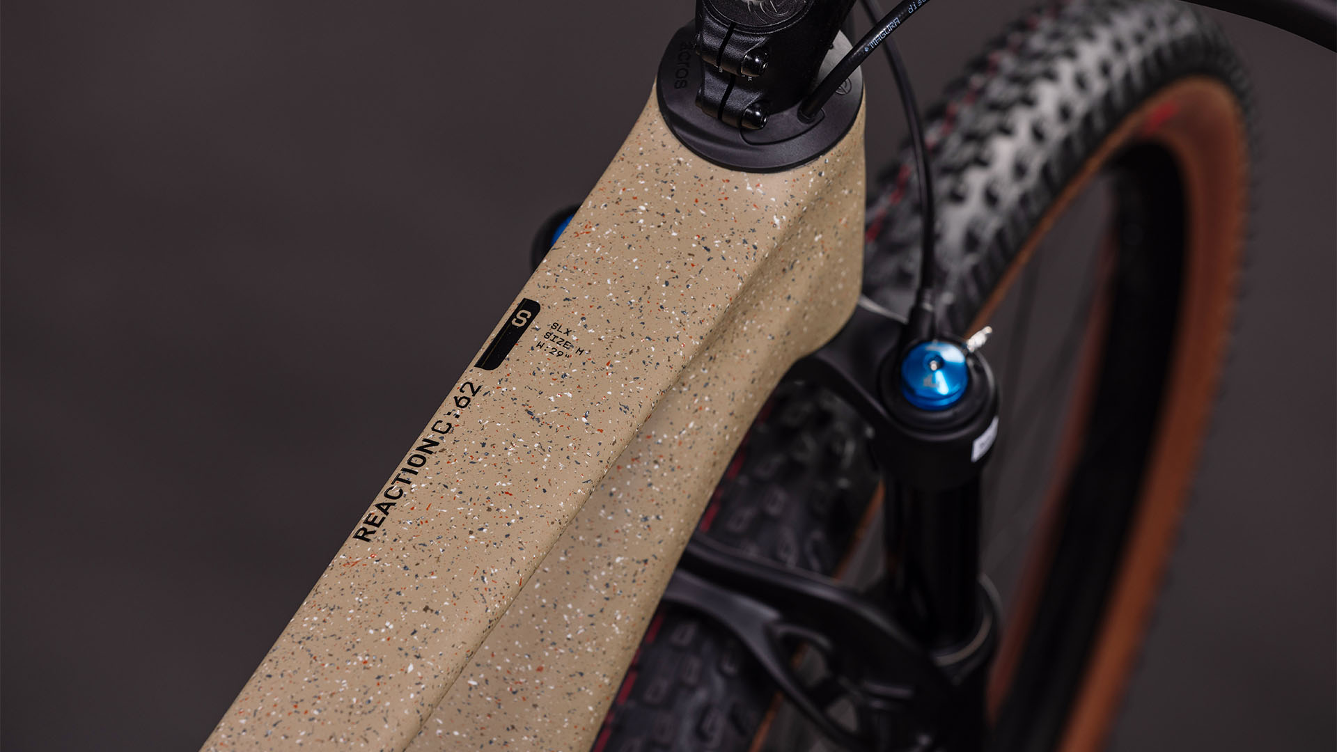 BICICLETA CUBE REACTION C:62 SLX MINERALGRIT BLACK 2026 S [1]