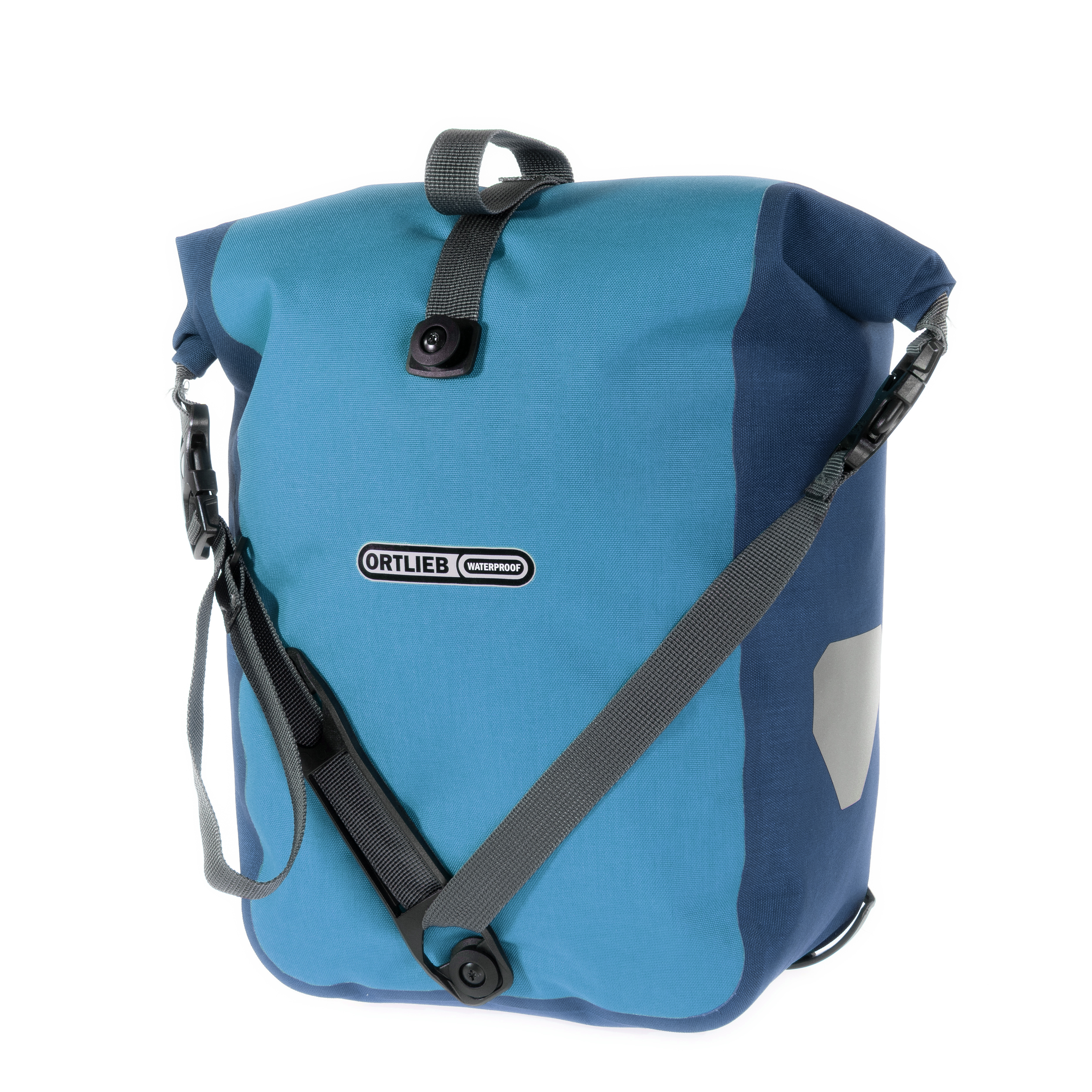 Ciclism - GEANTA FURCA ORTLIEB SPORT-ROLLER PLUS 14.5L Dusk blue - denim
