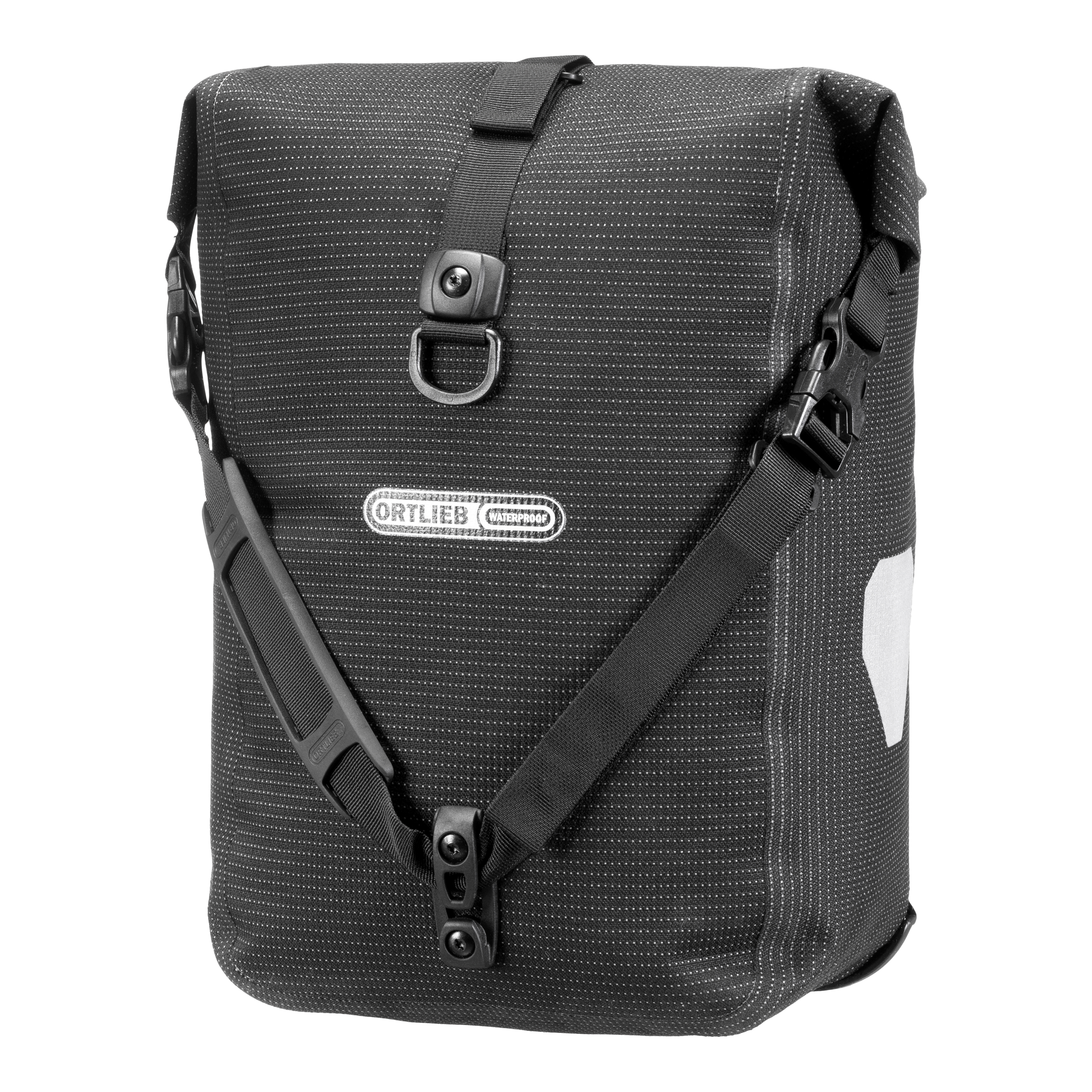 Ciclism - GEANTA PORTBAGAJ ORTLIEB SPORT-ROLLER HIGH-VIS 14.5L Black Reflexive