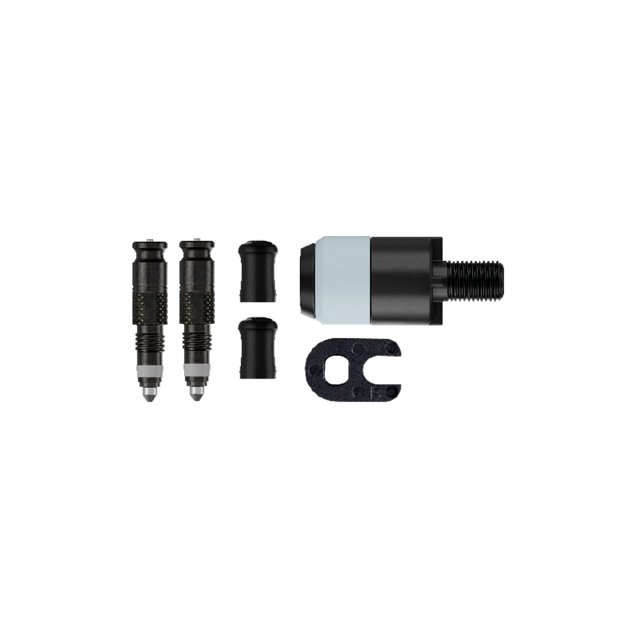 Ciclism - KIT CONVERSIE SCHWALBE CLIK Valve + Adaptor Cap pompa