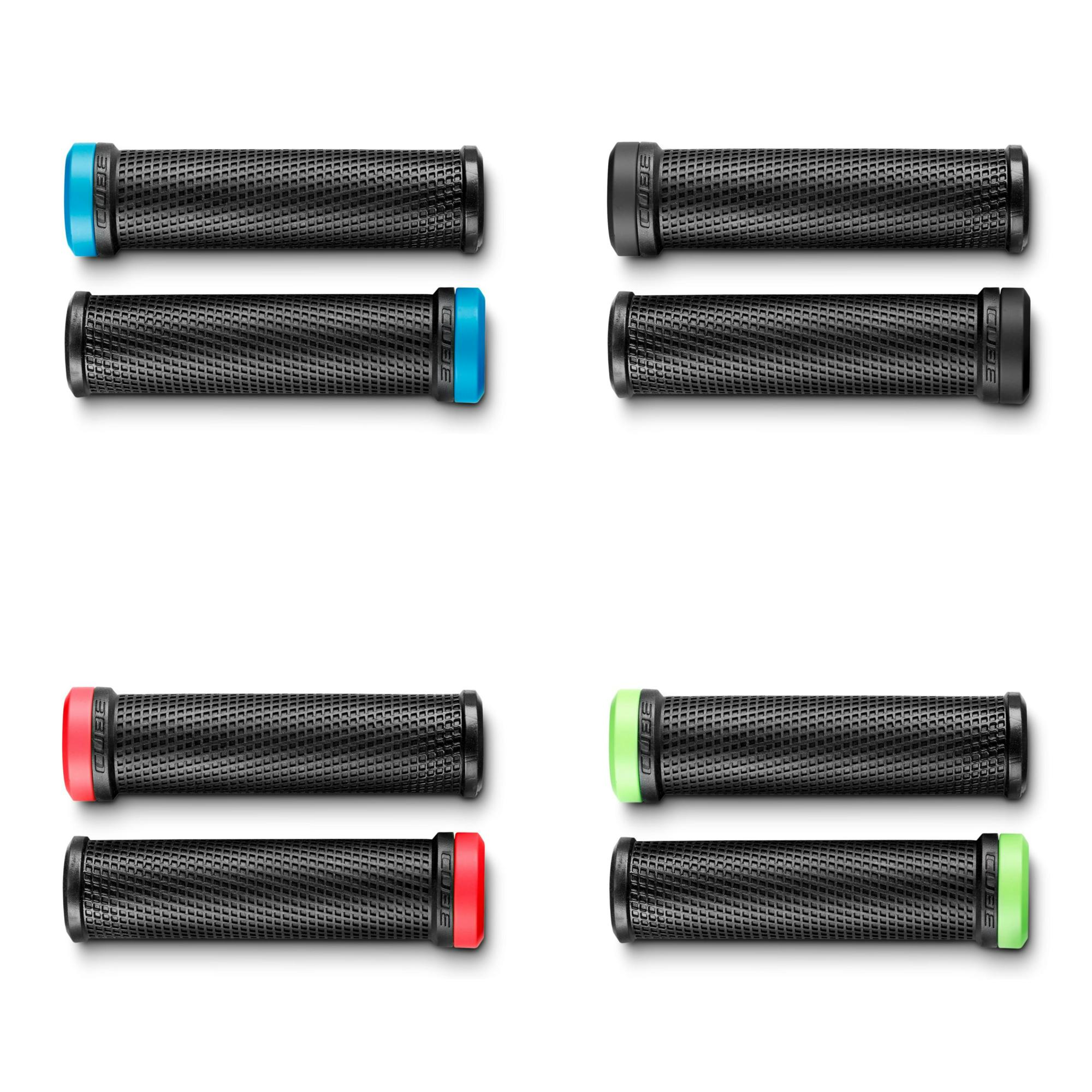 Piese biciclete - MANSOANE CUBE GRIPS RACE SL NEGRU ALBASTRU