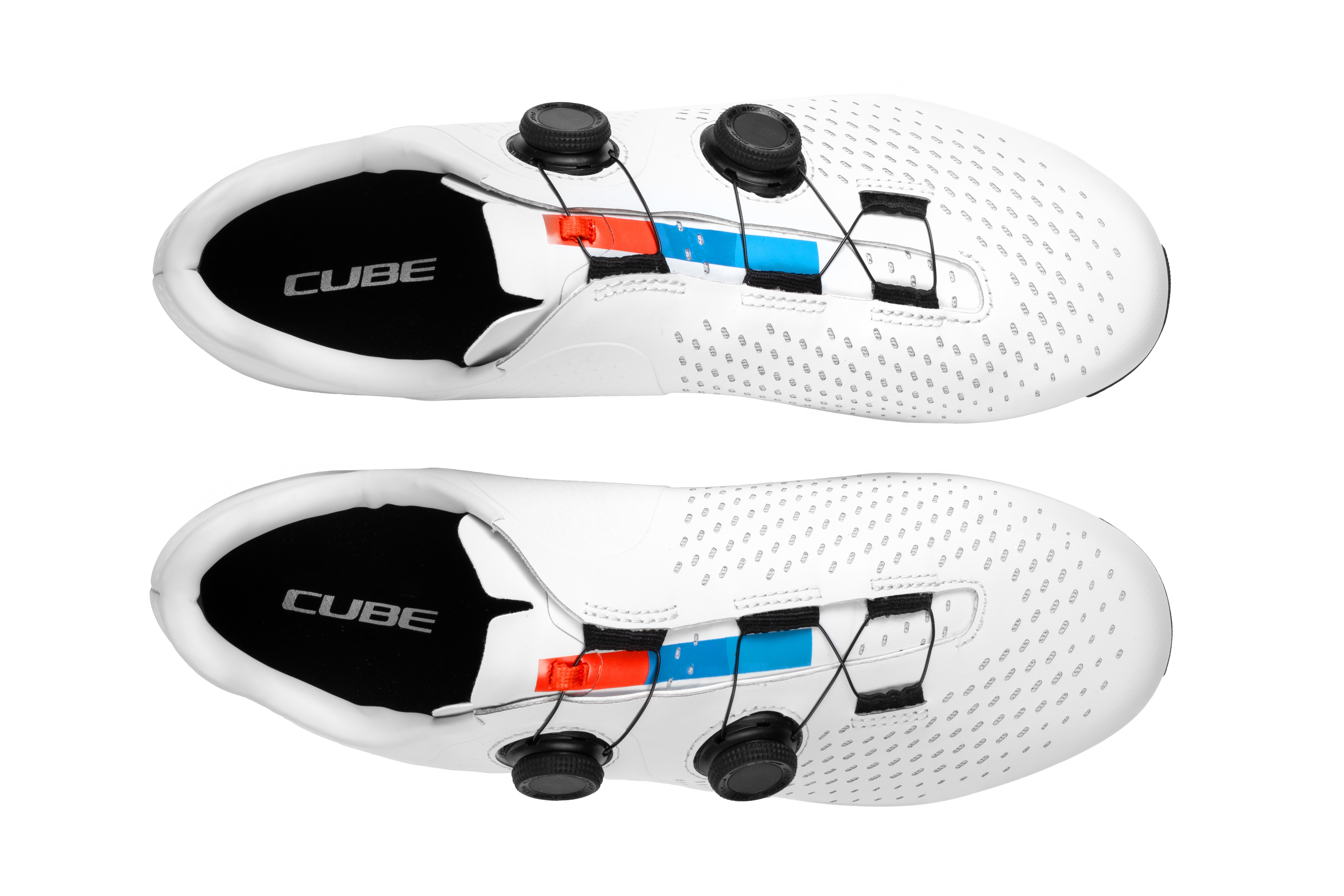 PANTOFI CICLISM CUBE SYDRIZ PRO GREY/BLUE/RED 39 [1]