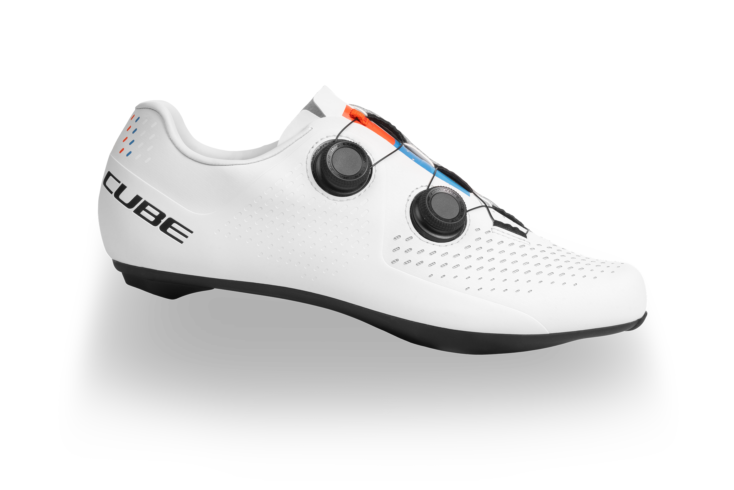 Ciclism - PANTOFI CICLISM CUBE SYDRIZ PRO GREY/BLUE/RED 41