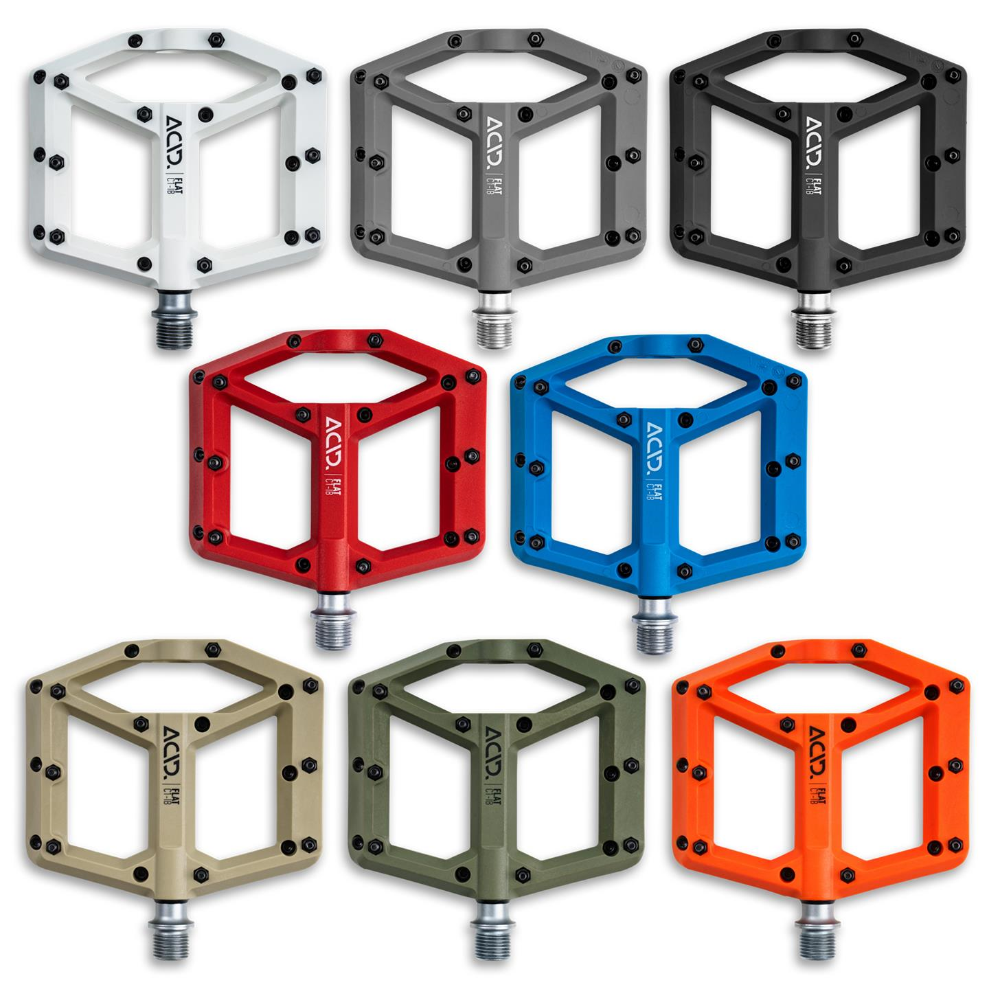 Piese biciclete - PEDALE ACID FLAT C1-IB GREY