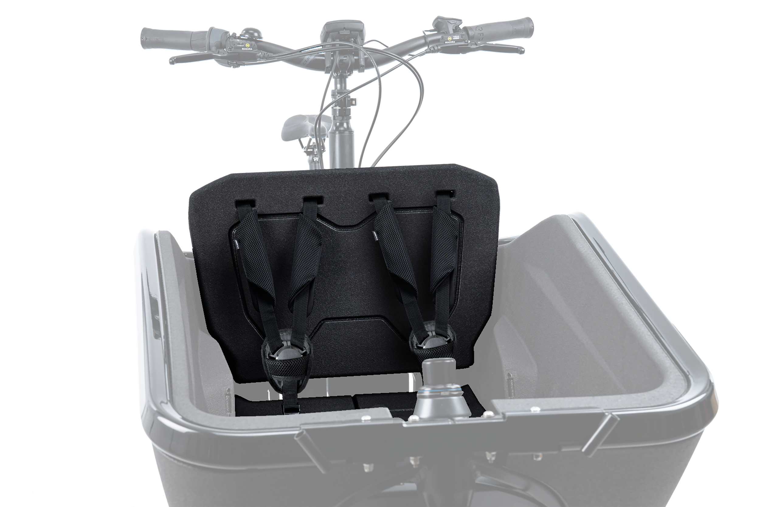 Ciclism - SCAUN PORTBAGAJ COPII CUBE CARGO 2.0 Negru