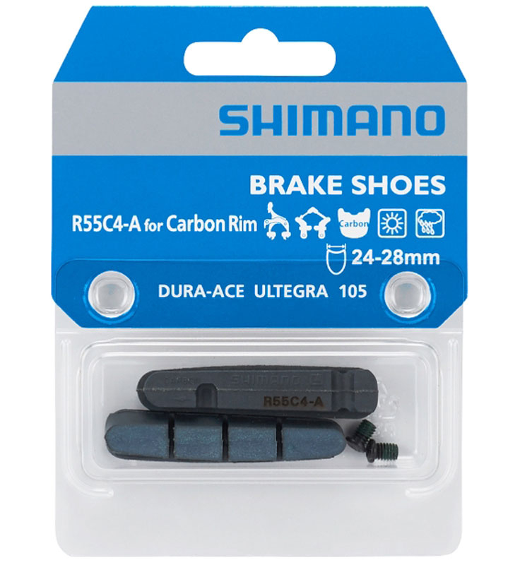 REZERVE SABOTI FRANA SHIMANO R55C4-A PENTRU JANTE CARBON 1 PERECHE [2]