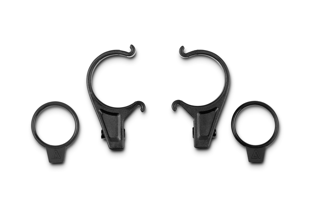 ADAPTOR APARATOARE ACID FORK ADAPTER FOR MUDGUARD STAYS O-RING CLIP 1.0/2.0 NEGRU [2]