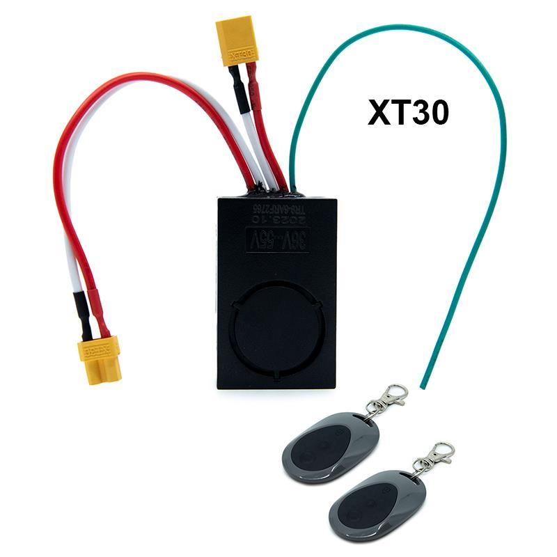 Alarma antifurt pentru biciclete si trotinete 36v - 48V, Cityneye, Negru XT30 [4]