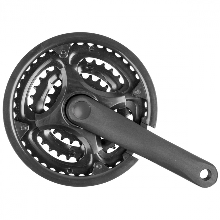 Angrenaj Pedalier Metal/Aluminiu M- WAVE 22x32x42 B  170 mm [1]